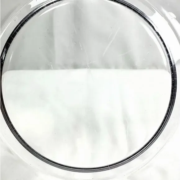 Imperial Glass Candlewick 16.5" Large Round Clear Glass Serving Platter-Stunning